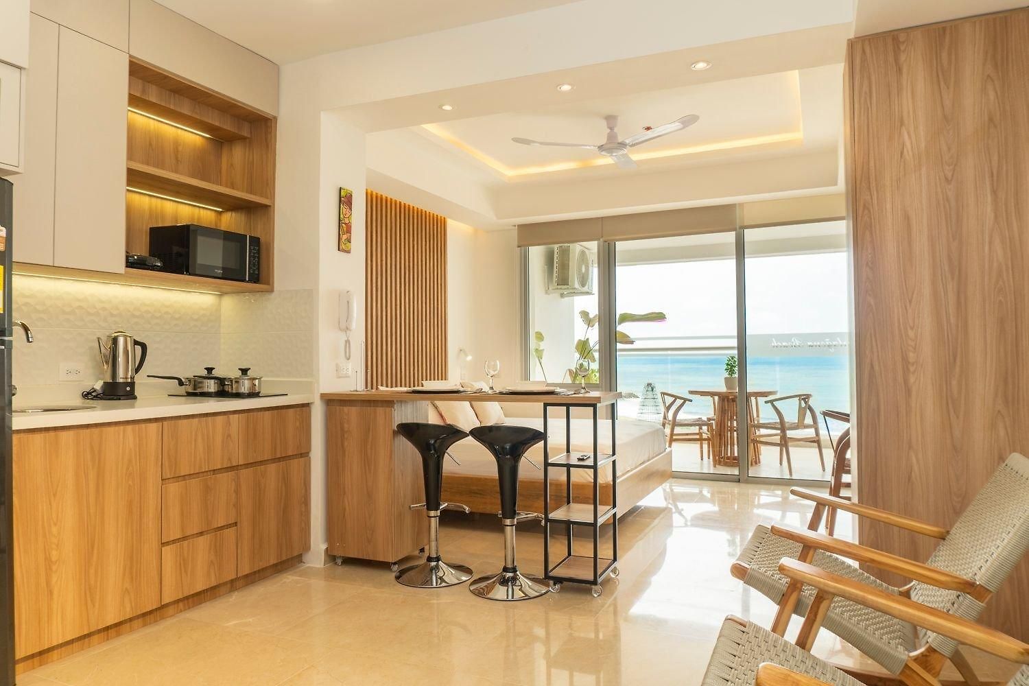 Cb906 | Encantadora Ocean View Y Diseño Cálido Apartamento