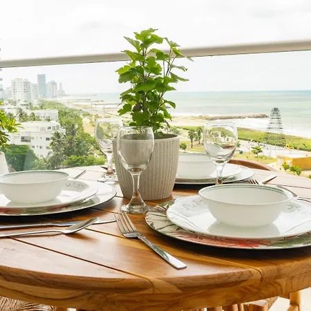 Cb906 | Encantadora Ocean View Y Diseño Cálido Apartamento